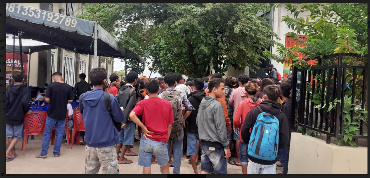 Warga SBD Antusias Ikut Vaksinasi Massal Covid-19 di Mapolres