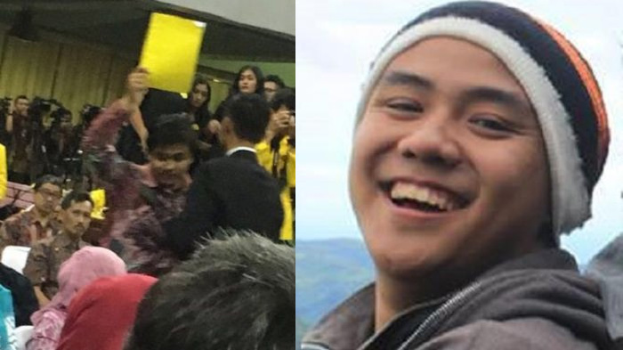 Ganjar Jokowi dengan Kartu Kuning Ternyata Nilai Kuliah Ketua BEM UI Tidak Beres