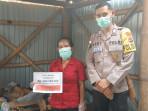 Bripka Heribertus AB Tena, Serahkan Bantuan Donasi untuk Lasarus Mei 