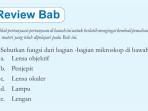 Kunci Jawaban IPA Kelas 8 Halaman 25 Kurikulum Merdeka, Fungsi Bagian Mikroskop