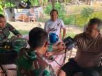 Wujud Kepedulian, Yonarmed 12 Kostrad Sektor Timur Gelar Layanan Kesehatan di Pos Jajaran