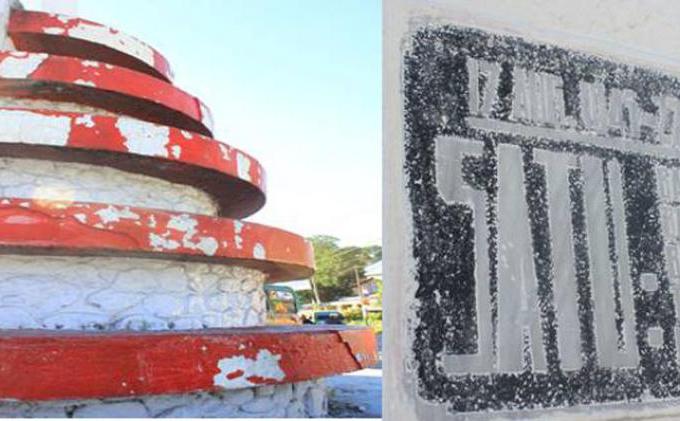 Lima Pancasila yang Memudar - terkelupas1.jpg