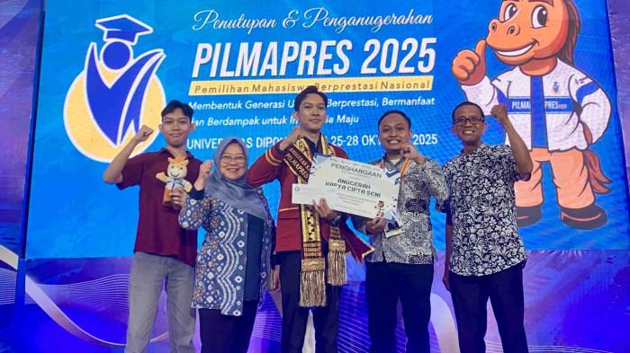 Mahasiswa Teknokrat Vahry Lilam Sabet Anugerah Cipta Seni Pilmapres 2025