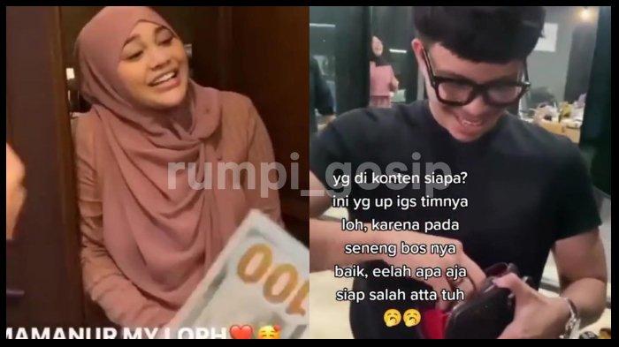Atta Halilintar Bagi-bagi Dollar ke Karyawannya Sebelum Aurel Hermansyah Melahirkan