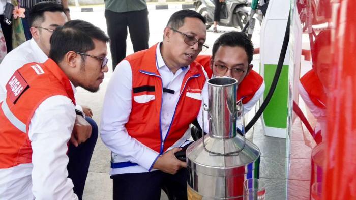Pertamina Sumbagsel Tinjau SPBU di Belitung, Pastikan Kualitas Pelayanan