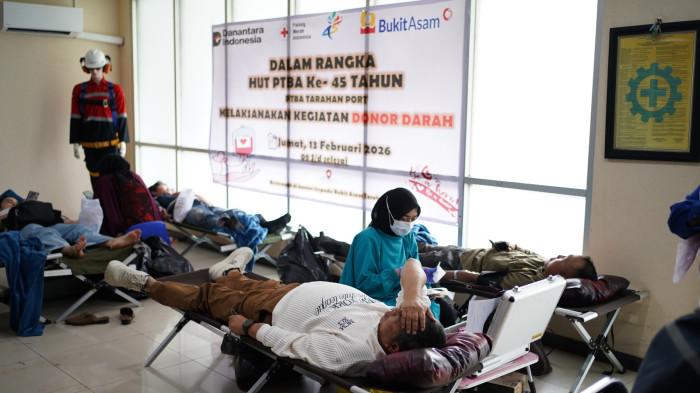 DONOR DARAH - PTBA menggandeng566