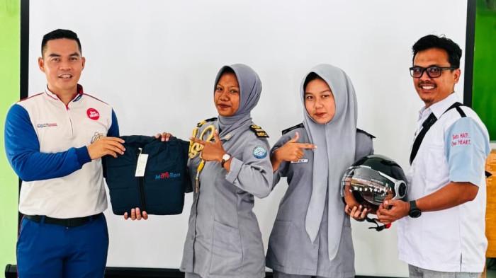 TDM Edukasi Safety Riding di SMKN 1 Ketapang