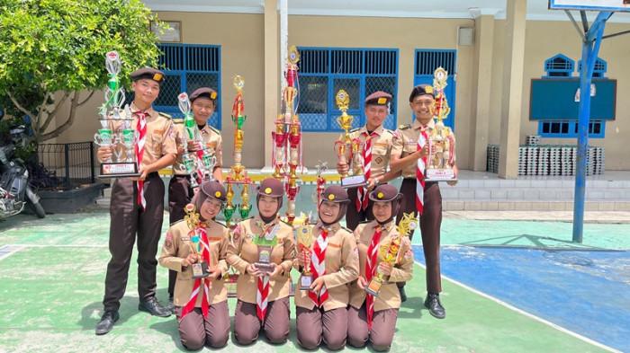 Ekskul Pramuka SMAS Gajah Mada Bandar Lampung Langganan Juara Joget Komando