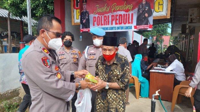 Polresta Bandar Lampung dan Jajaran Lakukan Percepatan Vaksinasi Lansia