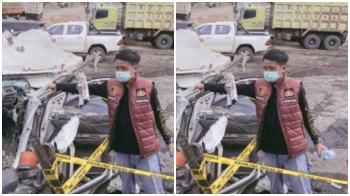 Sopir Mobil Pikap Tewas Setelah Tertimpa Dump Truck di Muara Enim