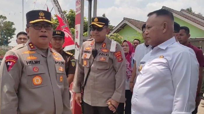 Tinjau Pilkades di Way Galih, Kapolda Lampung: Jaga Kerukunan dan Keamanan