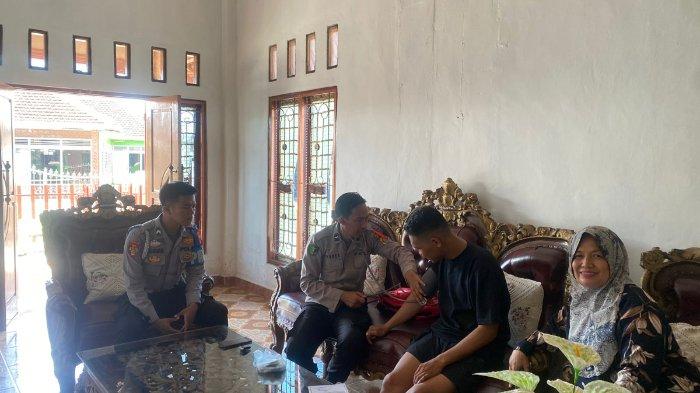 Melalui Home Visit, Dokkes Polres Lampung Utara Cek Kesehatan Personil Yang Sakit