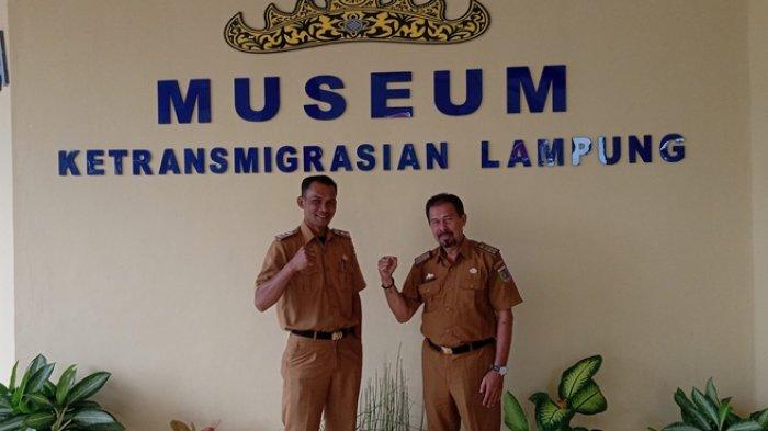 Gedung Museum Nasional Transmigrasi. Museum Nasional Transmigrasi di Pesawaran, ikonik dan satu-satunya di Indonesia.