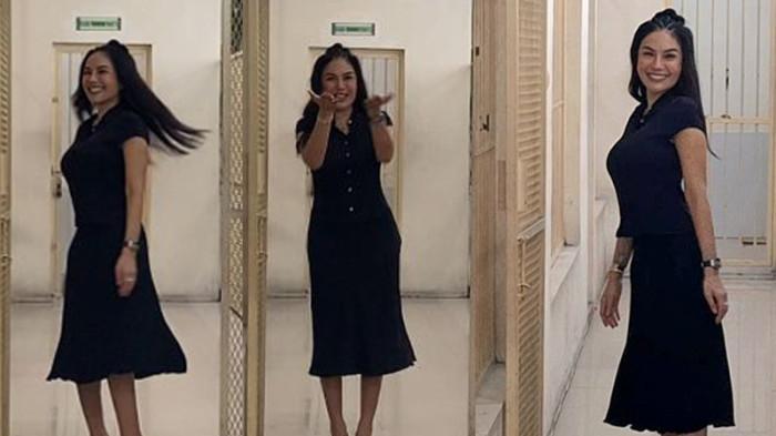 Penampilan Nikita Mirzani Jelang Sidang Vonis Kasus TPPU, Busana Serba Hitam