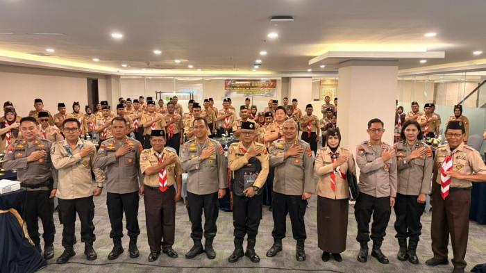 Ditbinmas Polda Lampung Bina dan Tingkatkan Kemampuan Saka Bhayangkara