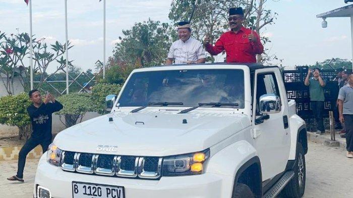 Dawam-Ketut Datang ke KPU Didampingi Ketua DPC PDIP Lampung Timur