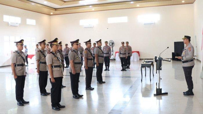 Kapolres Lamteng Polda Lampung Ingatkan Jajarannya Tingkatkan Etos Kerja