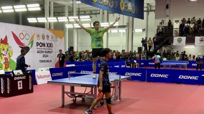 Adel dan Nael Sumbang Emas PON dari Menembak dan Tenis Meja - Petenis-meja-putra-Lampung-Rafanael-Nikola-Niman-sabet-emas-PON.jpg
