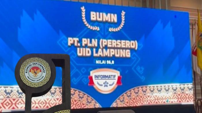 Plakat KIP yang diterima PLN UID Lampung dok