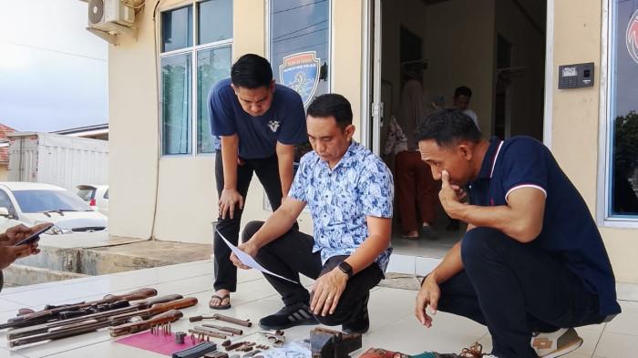Bandar Sabu Sekaligus Produsen Senpira di Lampung Tengah Dijerat UU Darurat