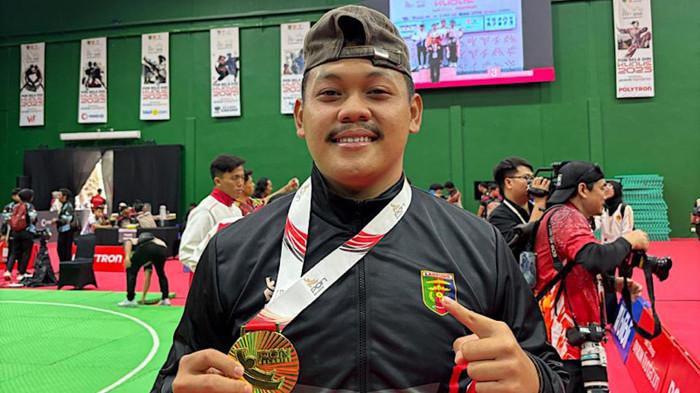 Rizki Andika Harumkan Nama Teknokrat dengan Sabet Emas PON Bela Diri