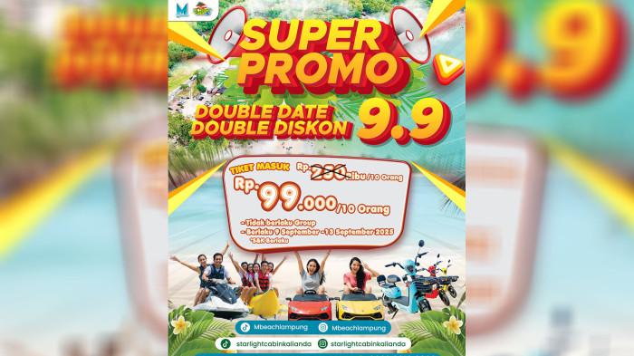 Simak Tanggal Promonya! Tiket Masuk Rp99 Ribu untuk 10 Orang, MBeach Jadi Incaran Wisatawan