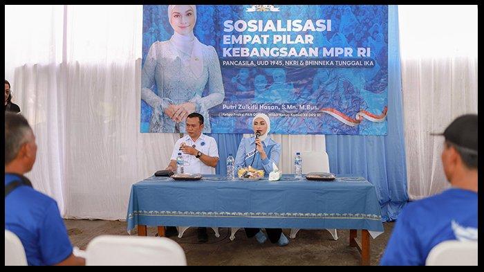 Sosialisasi Empat Pilar MPR RI, Putri Zulkifli Hasan Temui Warga Lampung Selatan