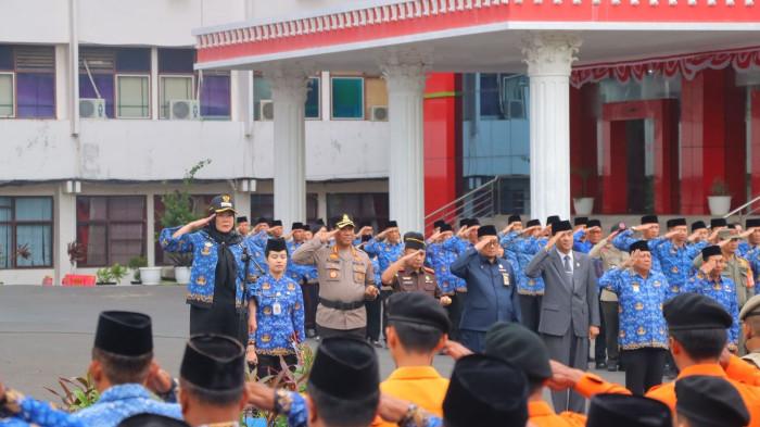 Bersama Forkopimda, Kapolresta Bandar Lampung Upacara Peringati Hari Sumpah Pemuda