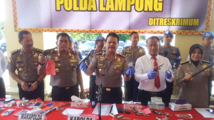 Sepekan Operasi, Ini Rincian Hasil Tangkapan Polda Lampung