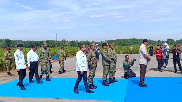 Empat Pejabat Tinggi Negara Panen Raya Kedelai di Madukoro Lampung Utara