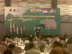Menhut Buka First Asian Rhino States Meeting di Lampung