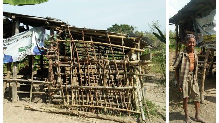 Hanya Punya 2 Pakaian, Kakek 80 Tahun Ini Bertahun-tahun Tinggal di Gubuk Reyot