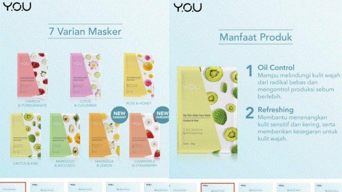 Harga My Skin-Mate Face Sheet Mask, Simak Promo Shopee 2021