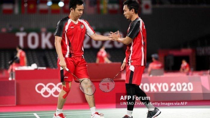 Jadwal Badminton Olimpiade Tokyo 2020, M Ahsan/Hendra Setiawan Tantang Lee Yang/Wang di Semifinal