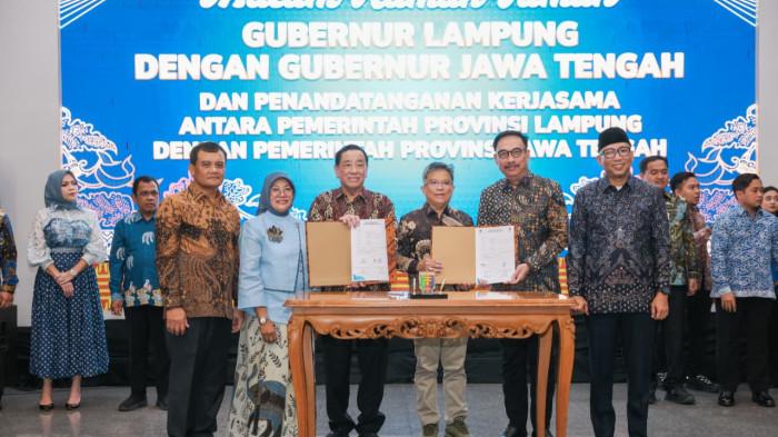kERJASAMA Pemprov Jateng dan Lampung dok 1