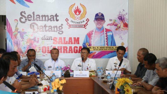 KONI Pesisir Barat Bahas Anggaran dalam Rapat Koordinasi