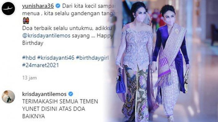 Krisdayanti Genap Berusia 46 Tahun, Yuni Shara Tulis Pesan Menyentuh