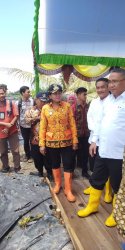 Menteri Eko Putro Launching Prukades Untuk Petambak Udang di Tulangbawang