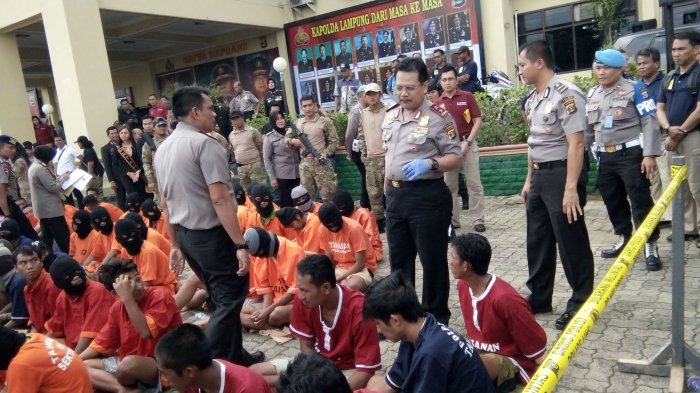 GRAFIS: Hasil Operasi Sikat Krakatau 2017 Polda Lampung