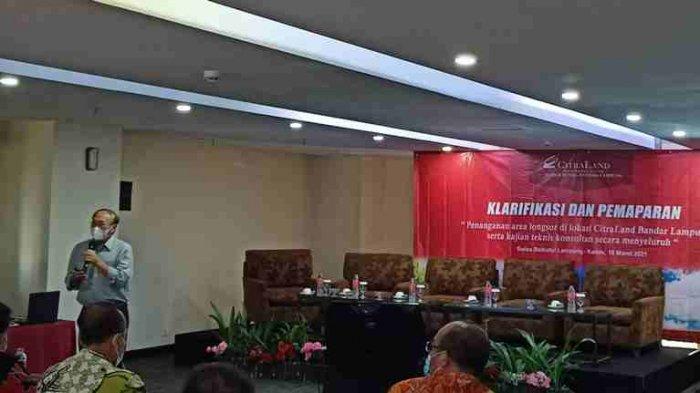 Penanganan Area Longsor di CitraLand Menurut GEC CitraLand Bandar Lampung