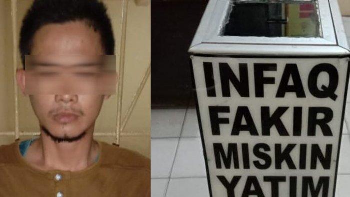 Tahu Ada CCTV, Pegawai Honorer di Lampung Barat Tetap Nekat Sikat Kotak Amal Masjid