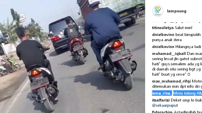3 Motor Curian Berkeliaran di Jalinsum, Netizen Greget padahal Sudah Kasih Tahu Polisi