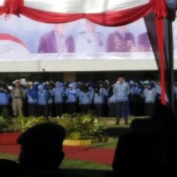 Pemkab Lampura Gelar Upacara Peringatan Hardiknas