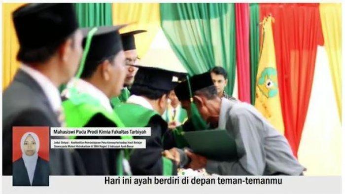 Putrinya Meninggal Jelang Wisuda, Ayah Gantikan Sang Anak Diwisuda: Alfatihah untuk Rina