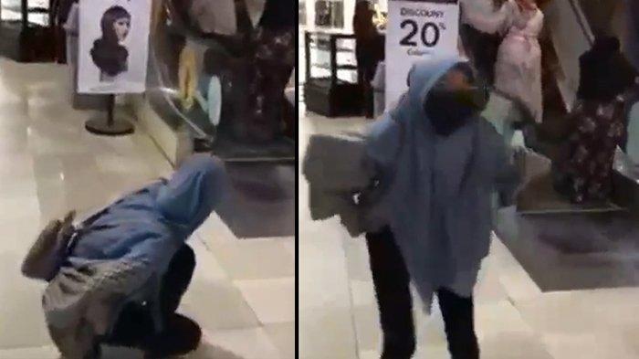 Viral Video Wanita Terbahak-bahak Lihat Keluarga Salah Naik Eskalator