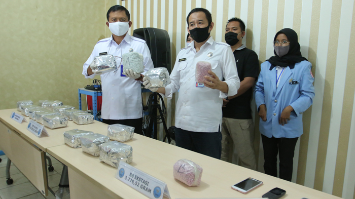 19 Kilogram Narkotika yang Diamankan BNNP Akan Diedarkan di Lampung