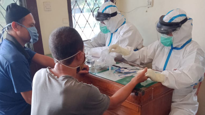 19 Tahanan Pringsewu Ikuti Rapid Test, Termasuk Titipan Jaksa, Hasilnya Nonreaktif