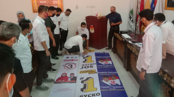 2 Paslon di Pilkada Bandar Lampung 2020 Minta Desain APK Direvisi