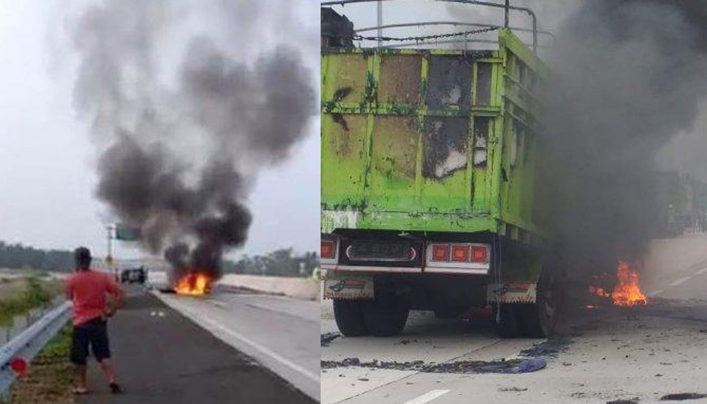 30 Kecelakaan Mobil di Tol Lampung Terjadi Sepanjang 2019, Terbaru Satu Keluarga Tewas Terkurung Api