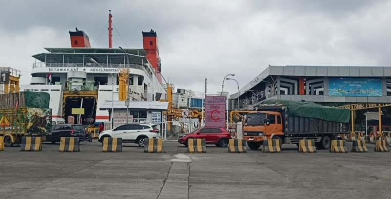 Sepekan, 54 Ribu Kendaraan Menyeberang dari Pelabuhan Bakauheni Lampung Selatan
